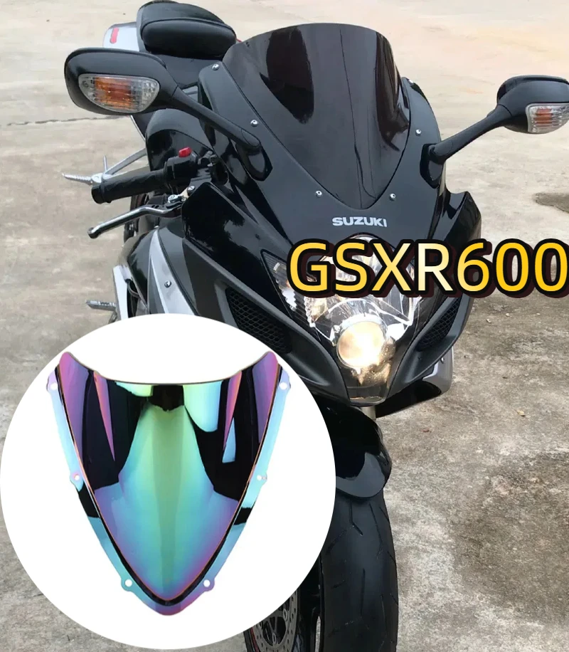 

Motorcycle Double Bubble Windshield Deflector Protector Wind Screen For Suzuki GSXR600 GSXR750 GSXR 600 750 K8 2008 2009 2010