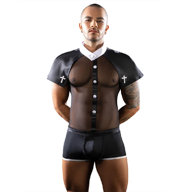 

Halloween Men's Sexy Uniform Priest Costume Cosplay for Adults