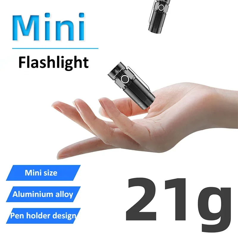 Powerful UV Light/White Light XPG2 LED Flashlight Portable Mini Pocket-sized Flashlights Emergency Light Torch with Clip