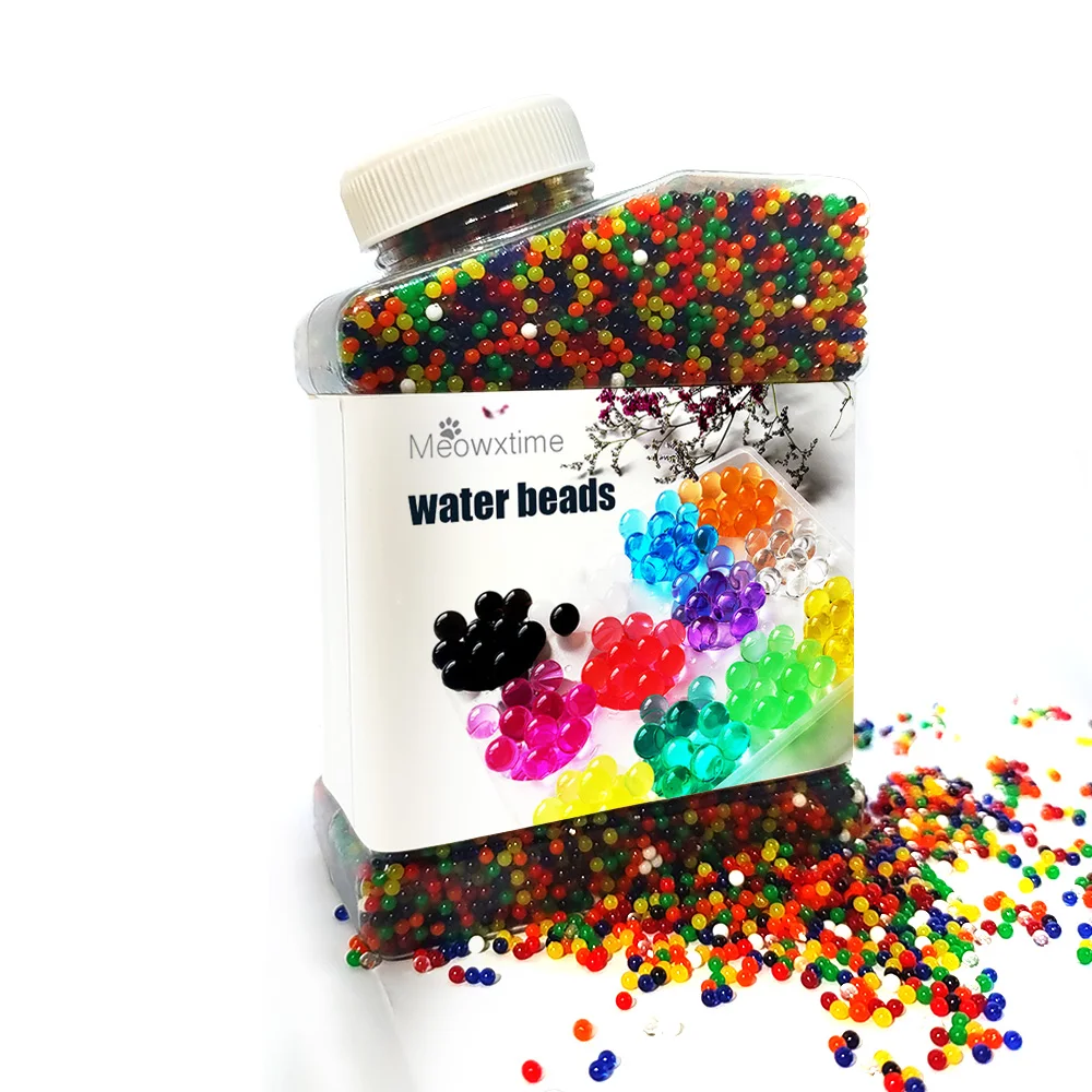 80000Pcs Crystal Soil Water Beads Hydrogel Balls Orbiz 6-8MM Growing Gel For Toys Gun DIY Gifts Flower Wedding Home Decor