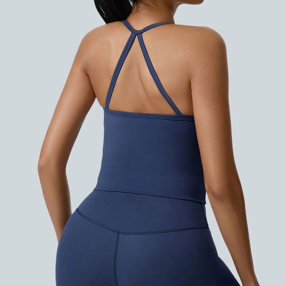 

Cross Back Yoga Sports Bras Women Breathable Shock Proof Gym Workout Fitness Push Up Bra Yoga Running Sportswear Vest Tops