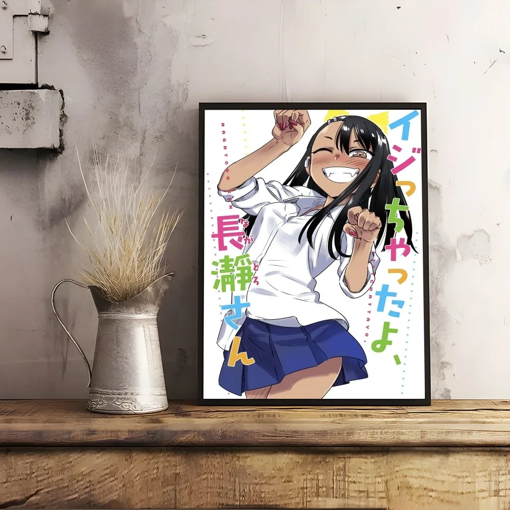 Japanese Manga Pages N-NagatoroES Poster Sticky Wall Art Printing Waterproof Home Living Bed Room Bar Hallway Aesthetic Decor