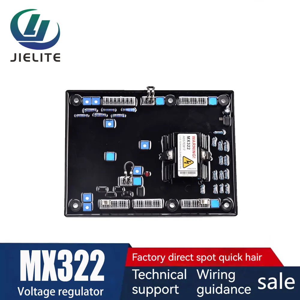 

MX322 AVR Voltage Auto Regulator Stabilizer for Brushless Diesel Generators (Factory Direct)