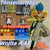 Tonsenarttoys カミオンドラゴンボール Z SHF 超サイヤ人 SSJ SSJ2 ゴジータ孫悟空トランクスアニメアクションフィギュアおもちゃモデルギフト 1