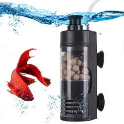 Fish Tank Air Pump Multifunctional Biochemical Sponge Filters Small Aquariums Filtration Reduces The Number of Water Changes