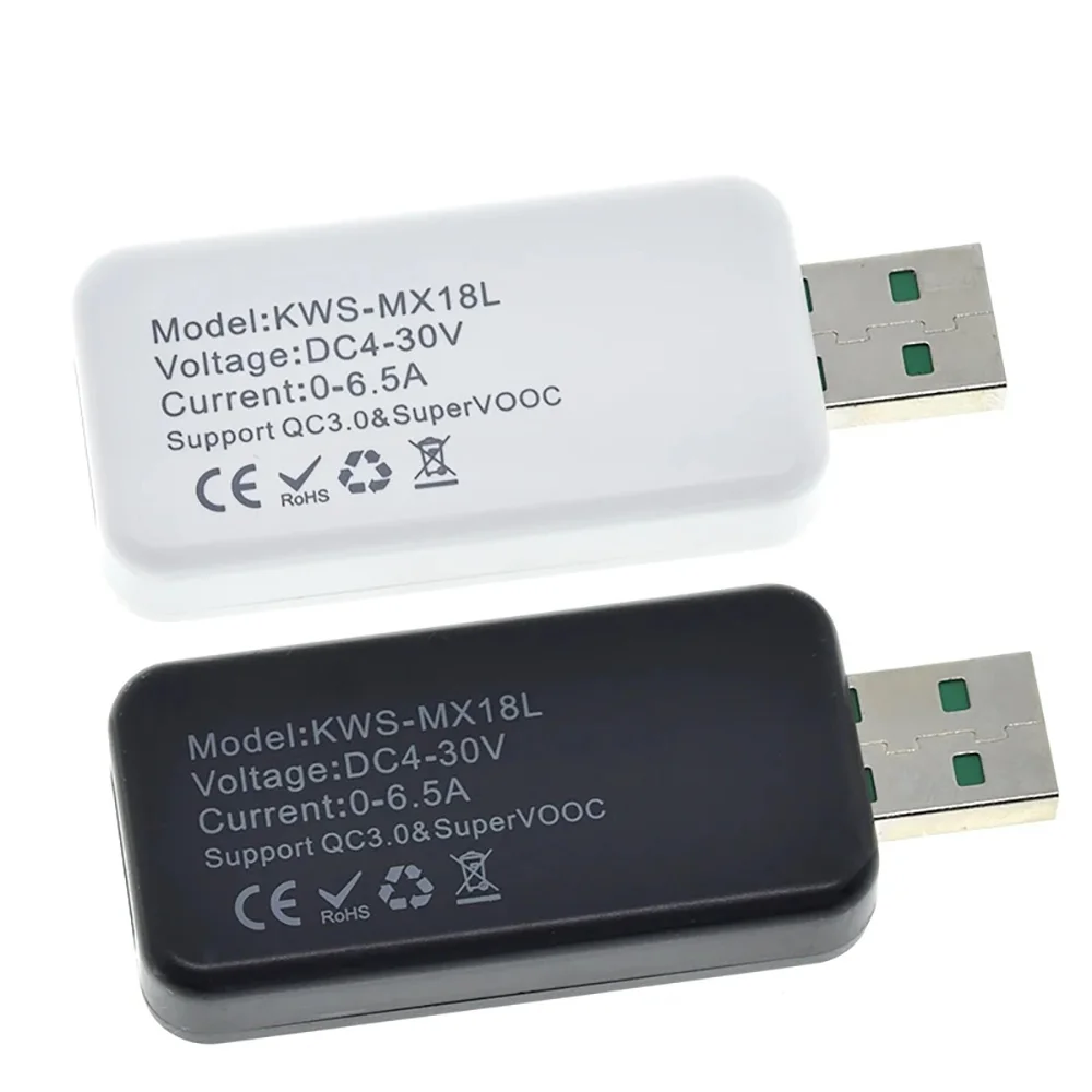 Imagem -06 - Voltímetro dc Digital com Usb Amperímetro Medidor de Tensão Atual Amp Volt Amperímetro Detector Power Bank Charger Indicador 10 em 1
