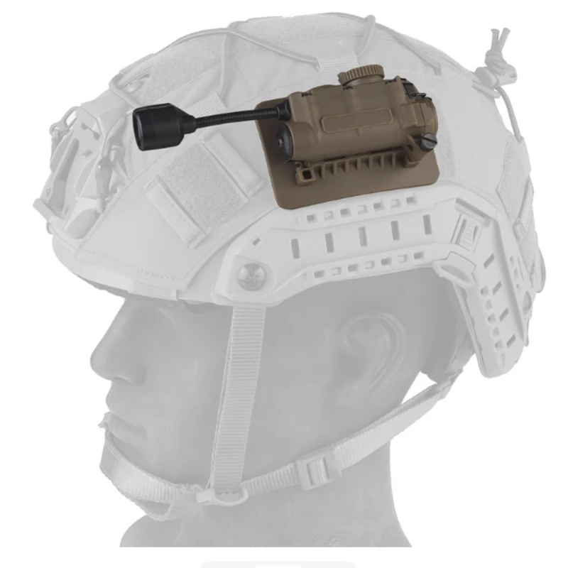 

Тактическая лампа для шлема Sidewinder, красный, зеленый, синий свет, ИК-идентификация, сигнальный светильник, вспомогательный светодиодный фонарик для охоты, рыбалки