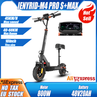 IENYRID M4 PRO S+ MAX E-Scooter 800W Motor 48V 20AH Lithium Battery Scooters Electric 10 Inch Off-road Tire Foldable E-Scooter