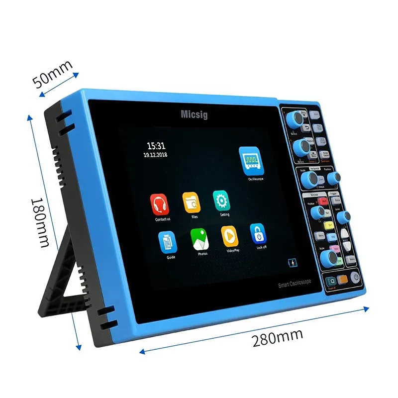 

Digital Smart Oscilloscope STO1152C 150MHz 2CH 1G Sa/s With Memory Depth 28Mpts(Single Channel) Portable Oscilloscope