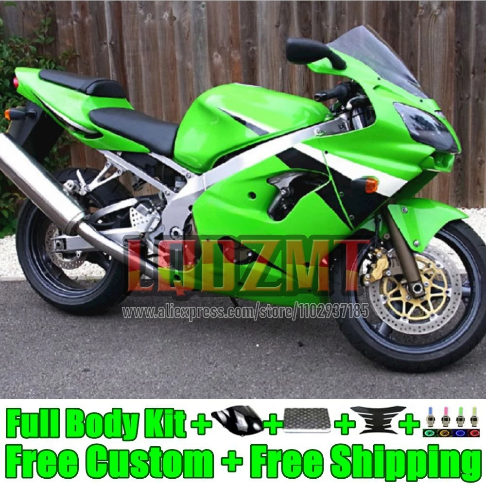 Injection Frame For KAWASAKI green stock NINJA ZX-9R ZX9 ZX 9R 9 R 48No.29 900 CC 900CC ZX9R 2002 2003 ZX900 02 03 OEM Fairing