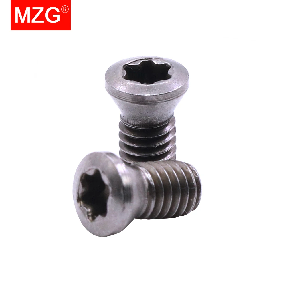 MZG 50PCS Torx Screws Turning Toolholder Milling Cutter Standard CNC Machining Chamfering Tool Screws