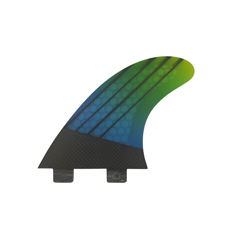 2022 New Arrival Surfboard UPSURF FCS Fin 3pcs/set Size M Double Tabs Fin Honeycomb Fiberglass Quilhas Paddle Surf Accessories