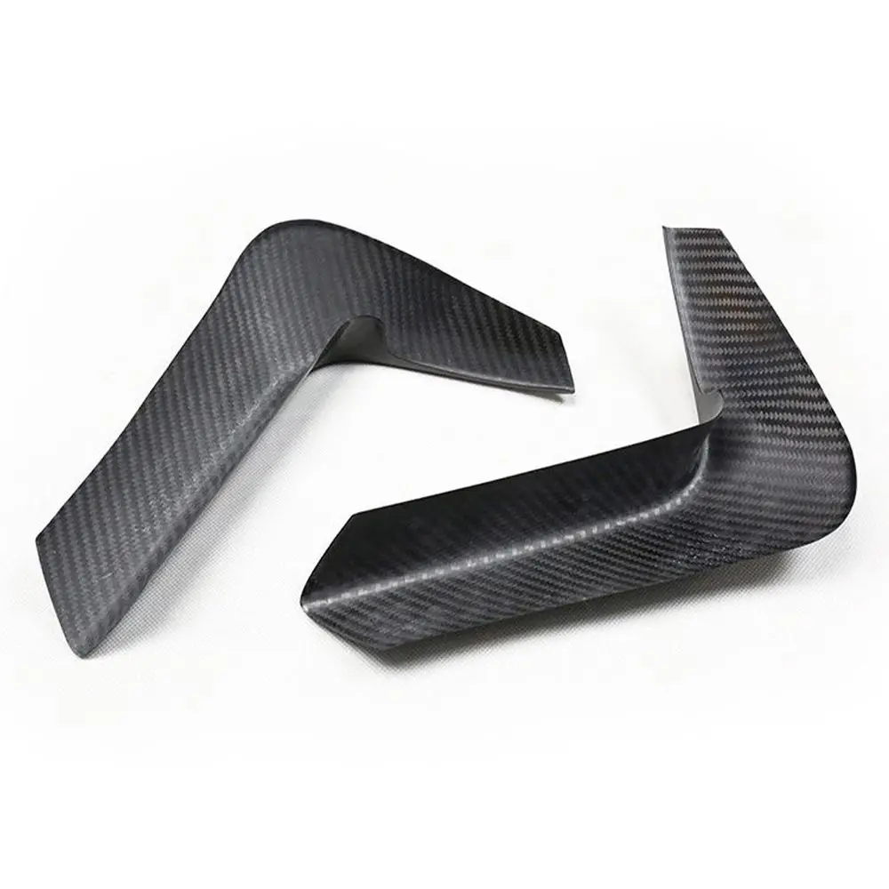 For BMW F80 M3 F82 F83 M4 Competition CS GTS 2014-2020 Carbon Fiber MP Style Front Bumper Side Splitters Winglets 51192350712