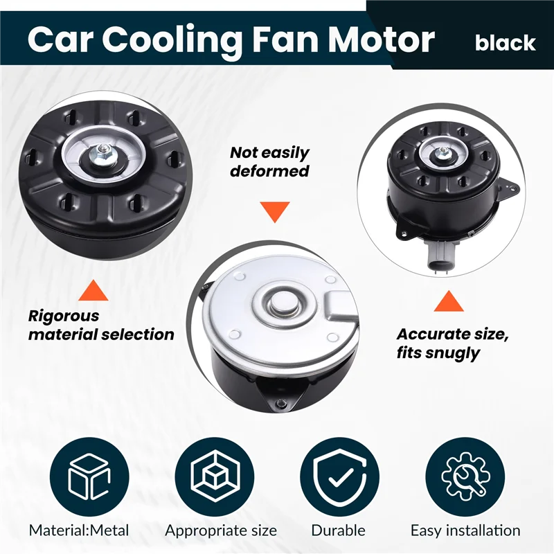 

For TOYOTA LEXUS VIOS Yaris Previa RAV4 Corolla ES330 RH Seven Leaf Fan Engine Cooling Fan Motor 16363-0T040