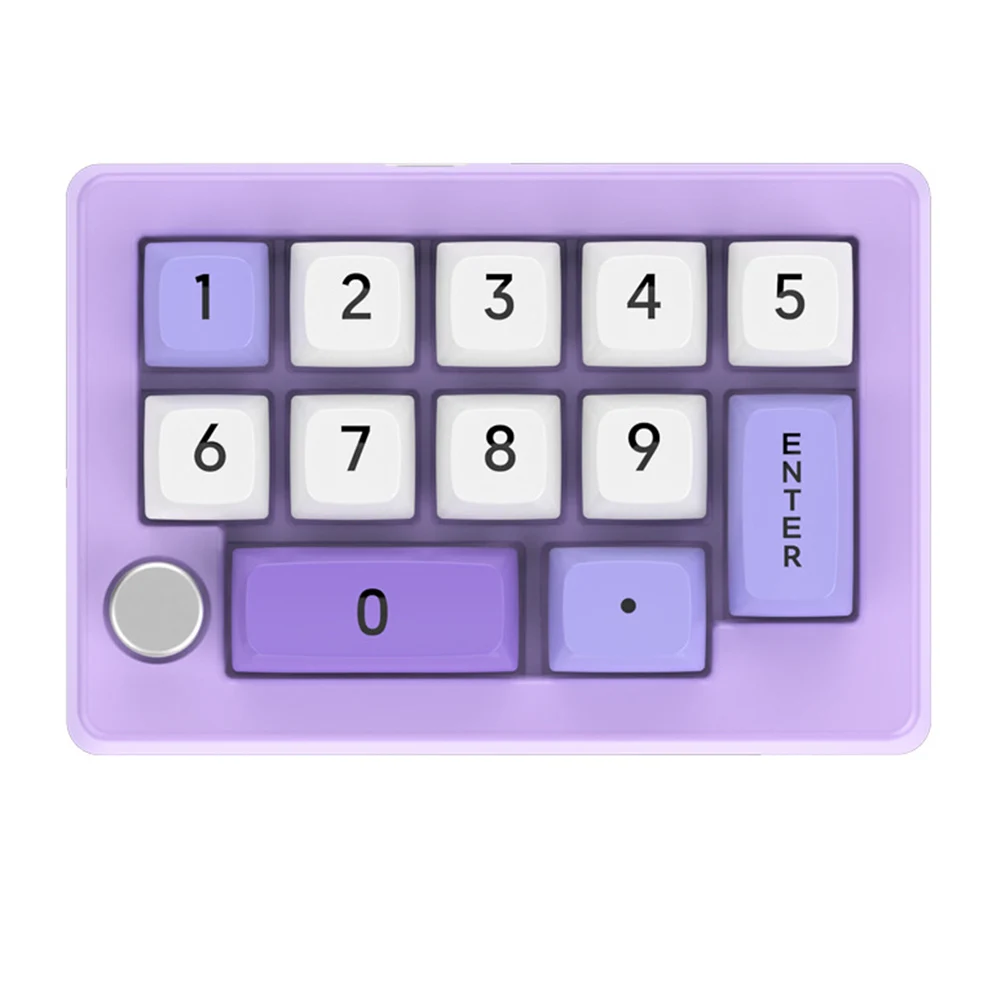 13 คีย์แบบมีสาย Macro Programmable MINI GAMING คีย์บอร์ด Hot Swappable Mechanical GAMING คีย์บอร์ด 12 RGB Lighting Effects