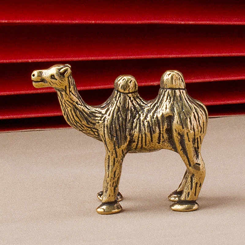 Vintage Brass Camel Ornament Craft Collection Creative Jewelry Perfect For Home Decor Room Decor Desktop Decor