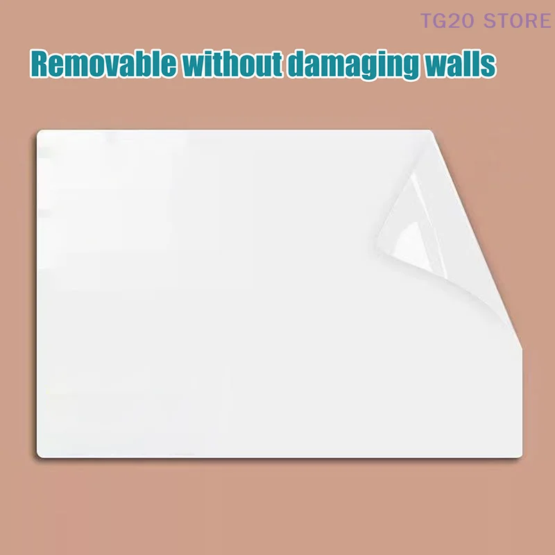 Removable Reusable Electrostatic Whiteboard Sticker Household PP Erasable Graffiti Drawing Board For Teaching And Learning