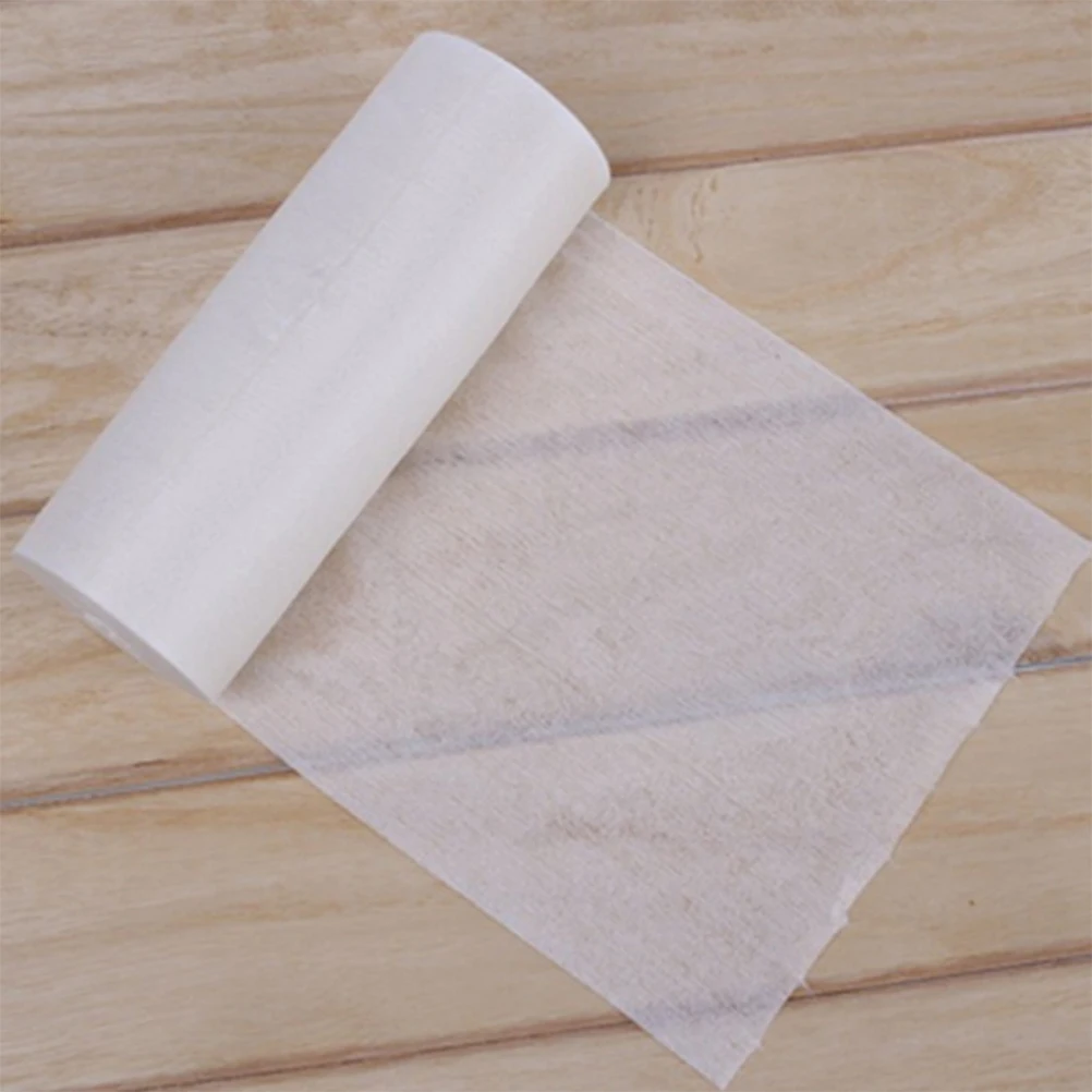 

1 Rolls of 100Sheets Disposable Bamboo Fiber Baby Diaper Pad Flushable Biodegradable Cloth Diaper Bamboo Liners White