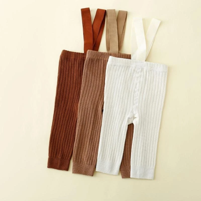 

M76C Cotton Baby Girl Pantyhose Solid Color Stockings Bottoming Cropped Pants Soft