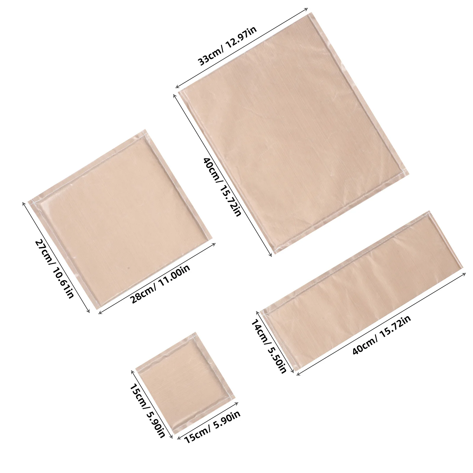 4pcs Heat Press Pillow Ironing Mat 12X12Inch High Temperature Resistant Transfer Tool For Sublimation Crafts Heat Transfer Mat