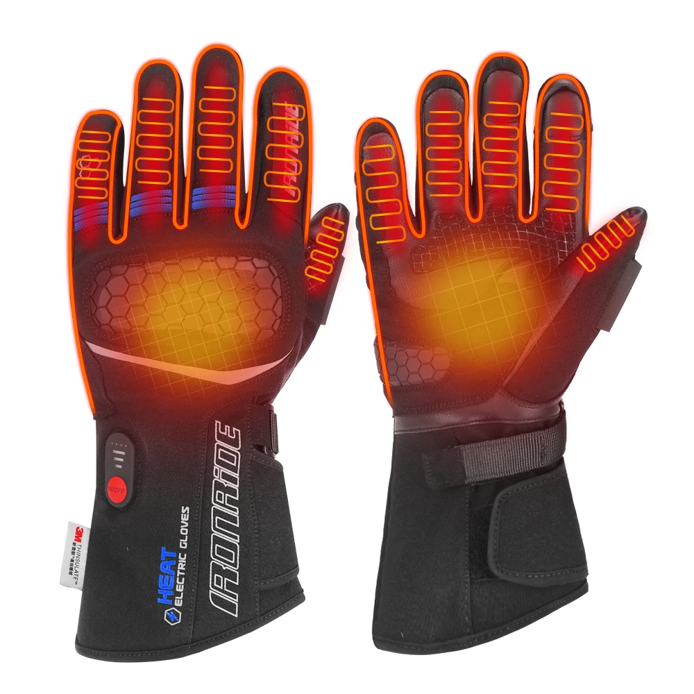 

Winter Snowmobile Gloves, Heated And Warm Riding Gloves, Outdoor Waterproof Men's And Women's Gloves