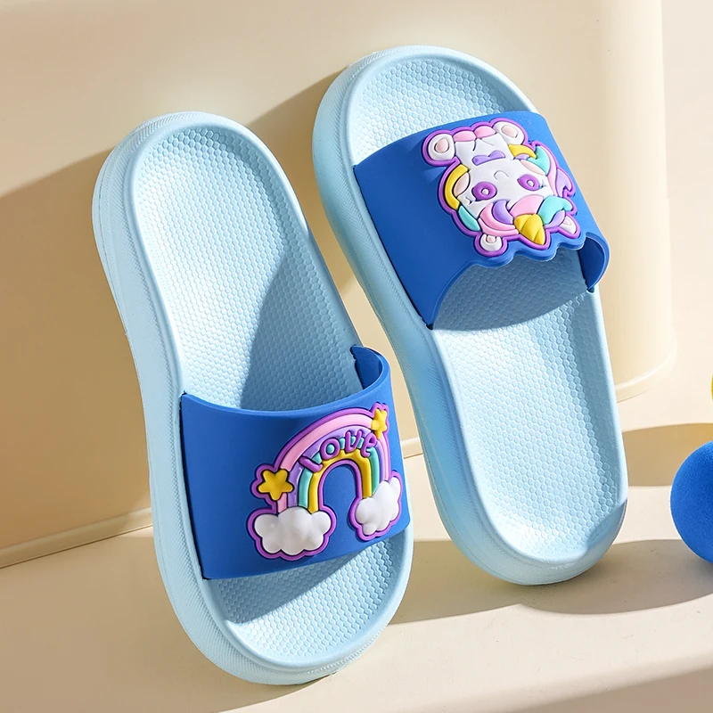 Toddler Girl Slippers 2 to 3 4 5 6 7 8 9 Years 2025 Fashion Cute Children Slippers Unicorn Home Slipper Indoor Summer Kids Shoes