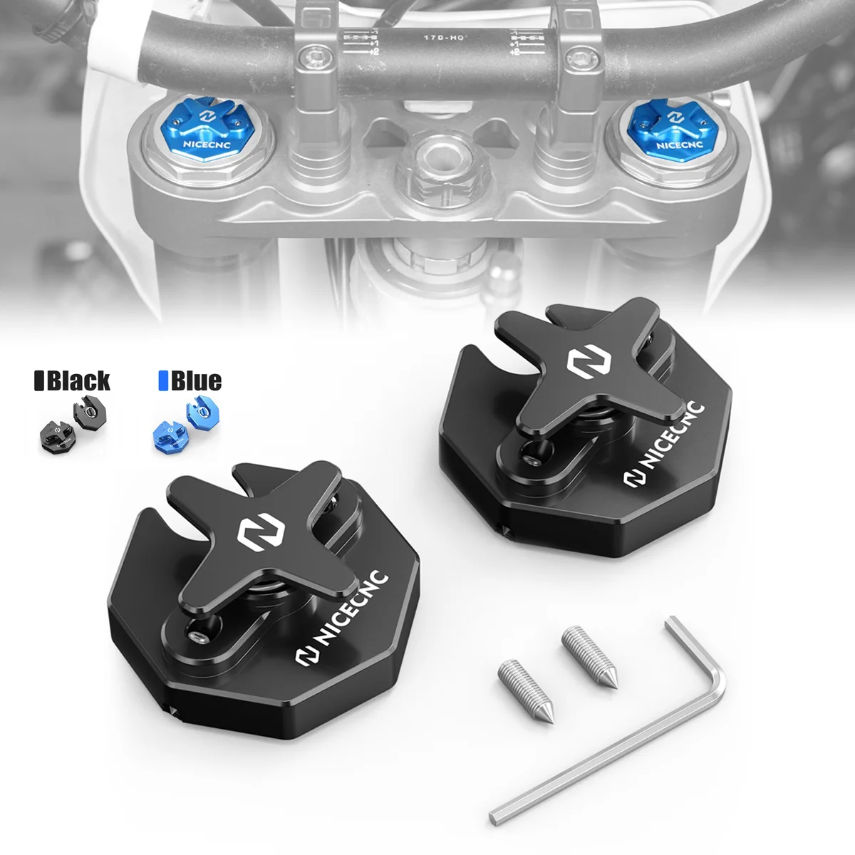 

Front Forks Adjustment Knob Kit For Yamaha YZ 125 250 YZ 250F 450F 2008-2023 YZ 125X 250X YZ 250FX 450FX WR 250F 450F 2017-2023