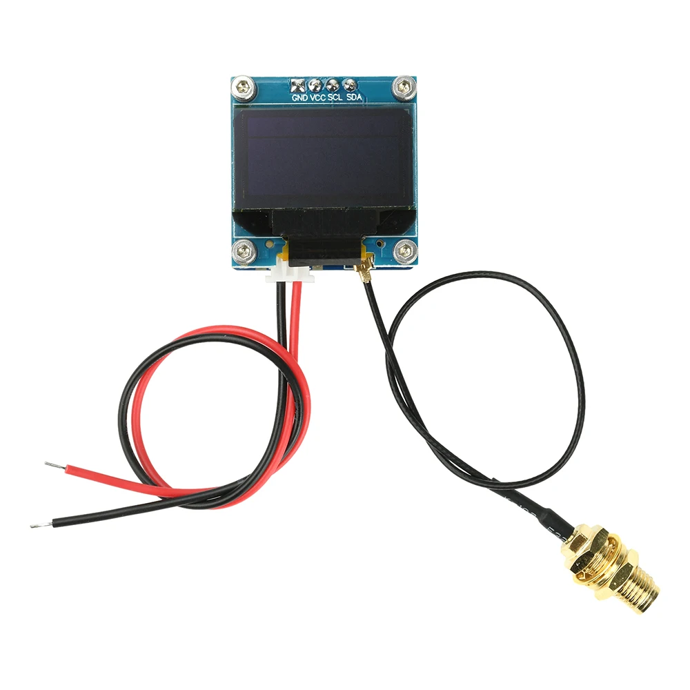 عداد التردد عالي الدقة 20 ميجا هرتز-2.7 جيجا هرتز RF مقياس الإشارة الرقمية مع شاشة OLED 0.96 بوصة لجهاز الإرسال والاستقبال اللاسلكي لحم الخنزير
