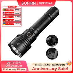 Sofirn C8L 21700 Flashlight Powerful Tactical 3100lm XHP50D HI LED Torch EDC Type C Rechargeable Camping Fishing Hunting Lantern