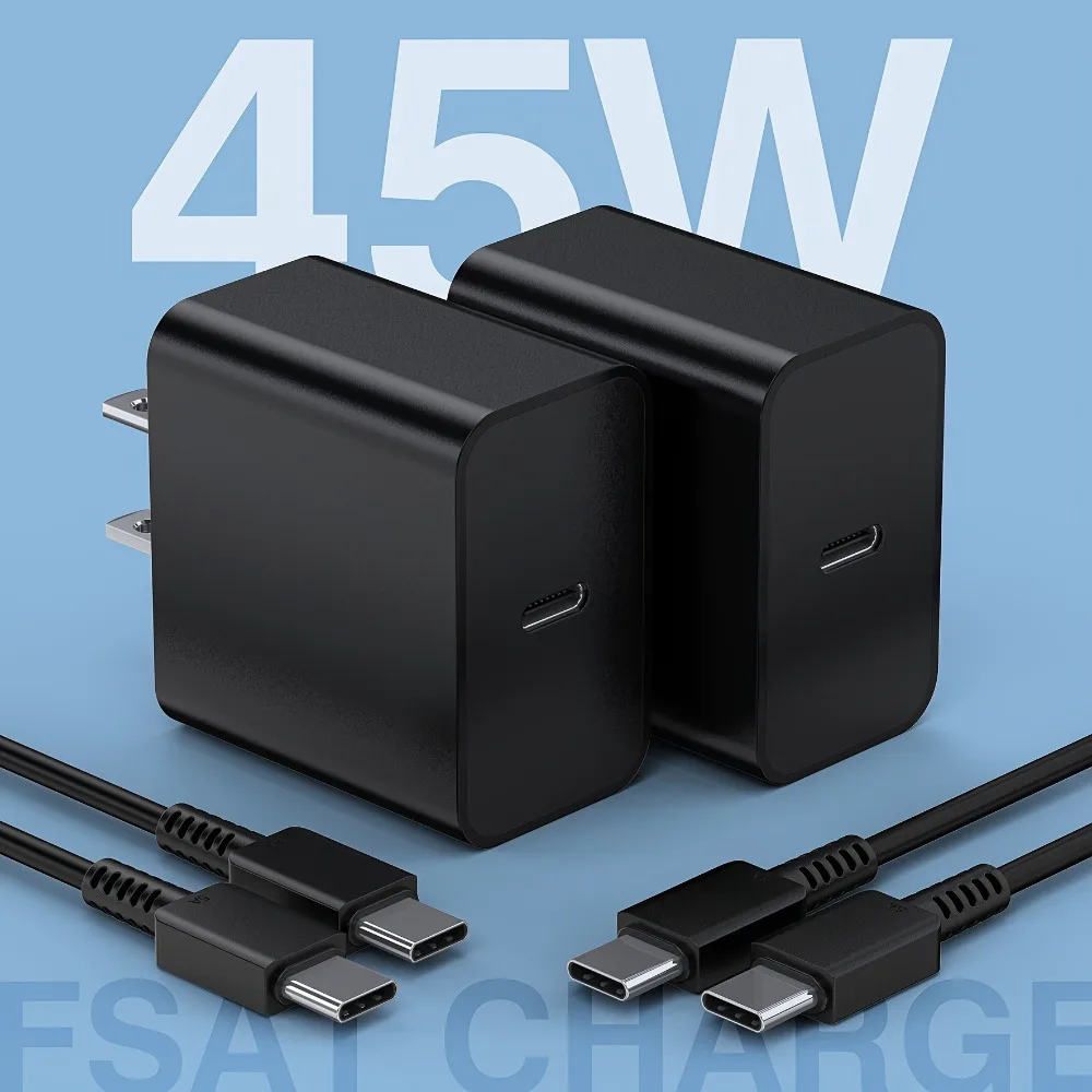 

2PCS Charger USB-C Super Fast Charger with 4FT Type C Charger for Samsung Galaxy S23 Ultra/ S23/ S23+/ S22/ S22 Ultra