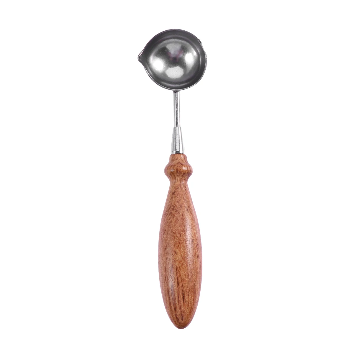 

Sealing Stainless Steel Spoon Heat-Resistant Spoon For Melting Seal Wooden Handle 12X2.8Cm Fire Wax Accessories Sealing