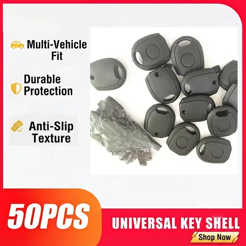 50pcs/Lot Universal Transponder Car Key Shell KD/VVDI Blade Head with Chip Holder for kia