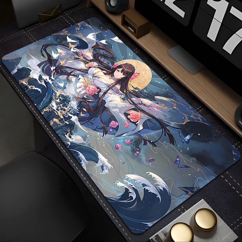 

Mouse Pad PC Accessories Keyboard Pad Office Anti Slip Desk Mat Cartoon Mousepad Azur Lane Rubber Tablet Pad Gaming Extended Pad