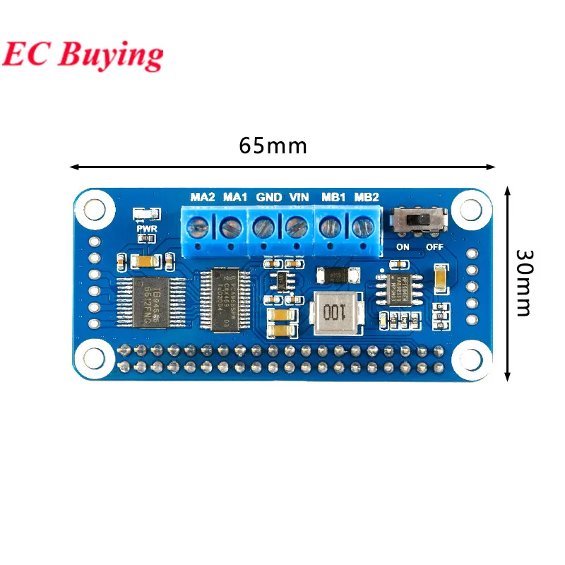Motor Driver Board Module Shield Expansion Board HAT TB6612FNG PCA9685 I2C IIC Interface for Raspberry Pi 4th Generation 3B 3b+