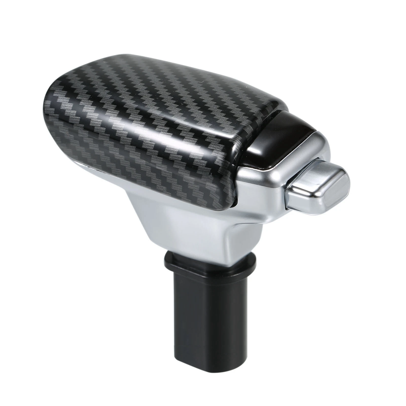 Pomello del cambio automatico modificato per auto Leva del cambio Leva del cambio Leva corta Nero lucido Sostituzione per Renault Mano sinistra