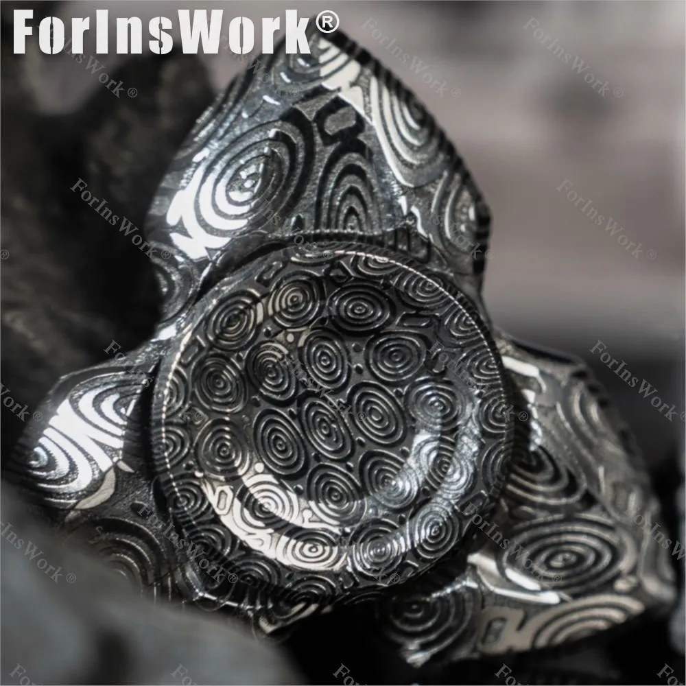 نوفو أباتشي XL السويدية دمشق الصلب قطرها 55 مللي متر تململ سبينر اليد سبينر Antiestress Ansiedad