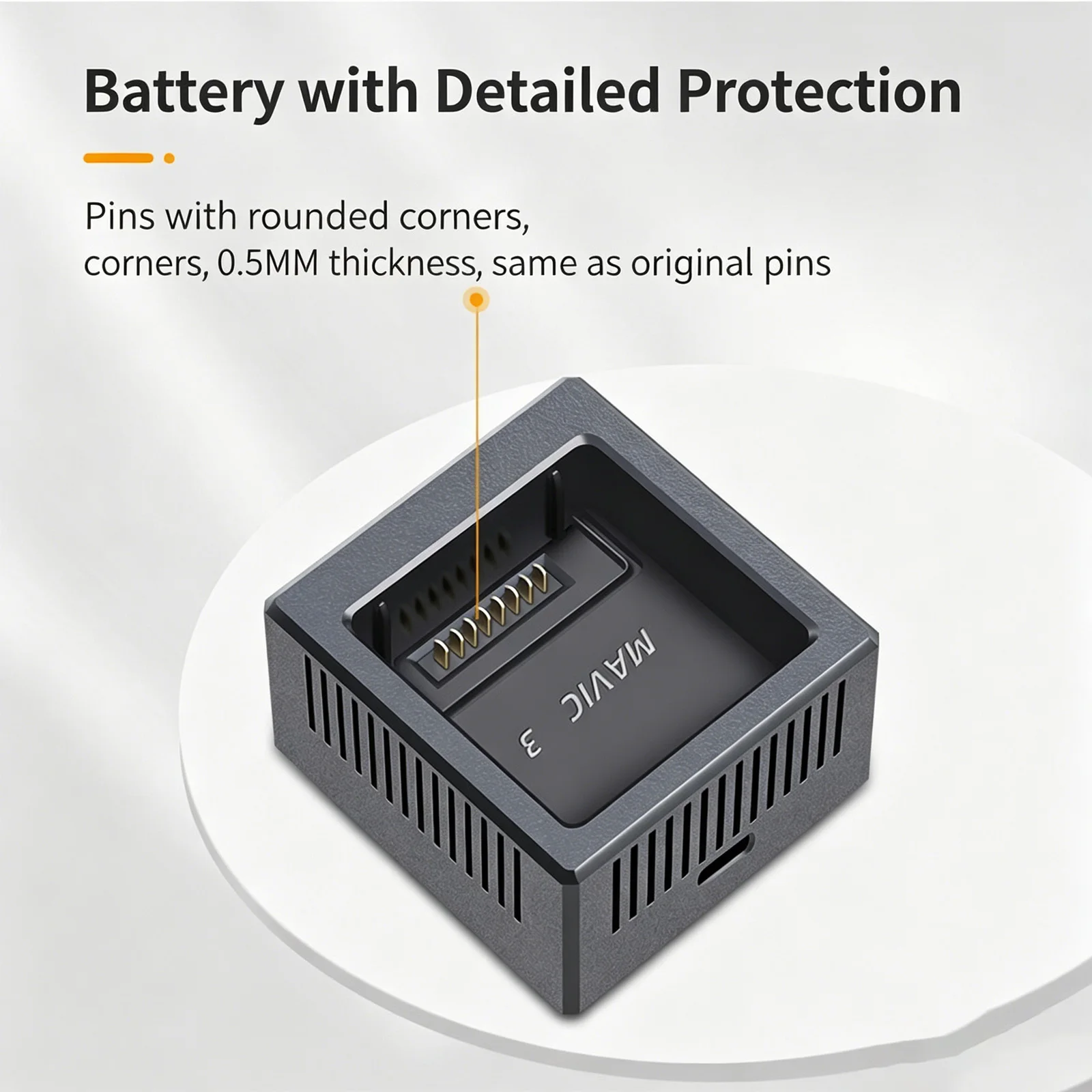 Single Channel 65W PD USB-C Battery Charger For DJI Mavic 3/Mavic 3 Pro Drone Portable Fast Charging Dock Drone Accessories