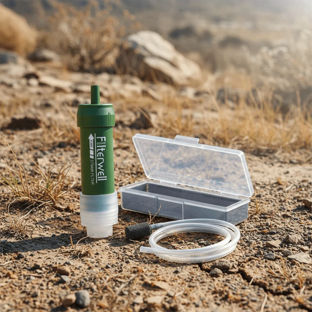 Mini Filtro de Água Portátil,  - Water Purification Straw avaliação e preço