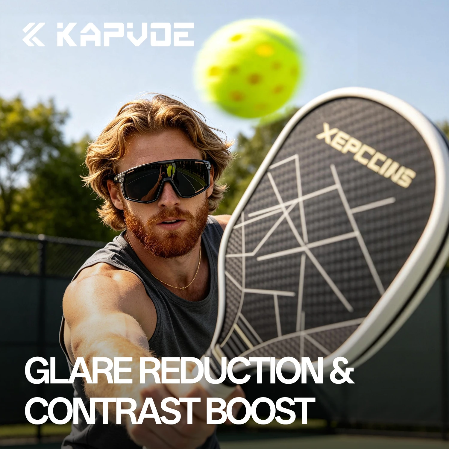 Kapvoe 2026 Pickball Sports Gl - Mountain Biking Sunglasses recension och pris
