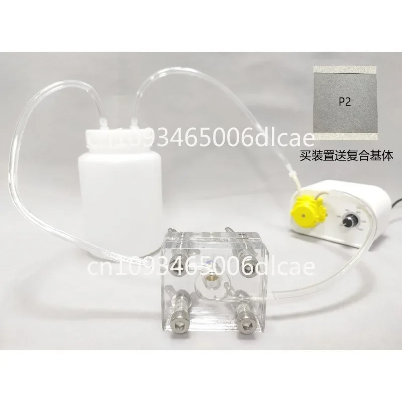 Zinc Air Test Device/Metal Air Battery Mold/Gasket Sealed Transparent Circulable Electrolytic Cell