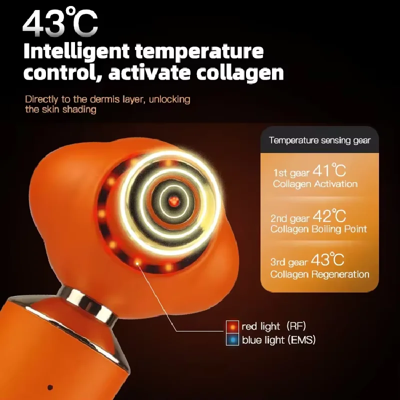 Macchina per il sollevamento del viso EMS Terahertz per terapia oculare a doppia frequenza portatile portatile Tera Eye