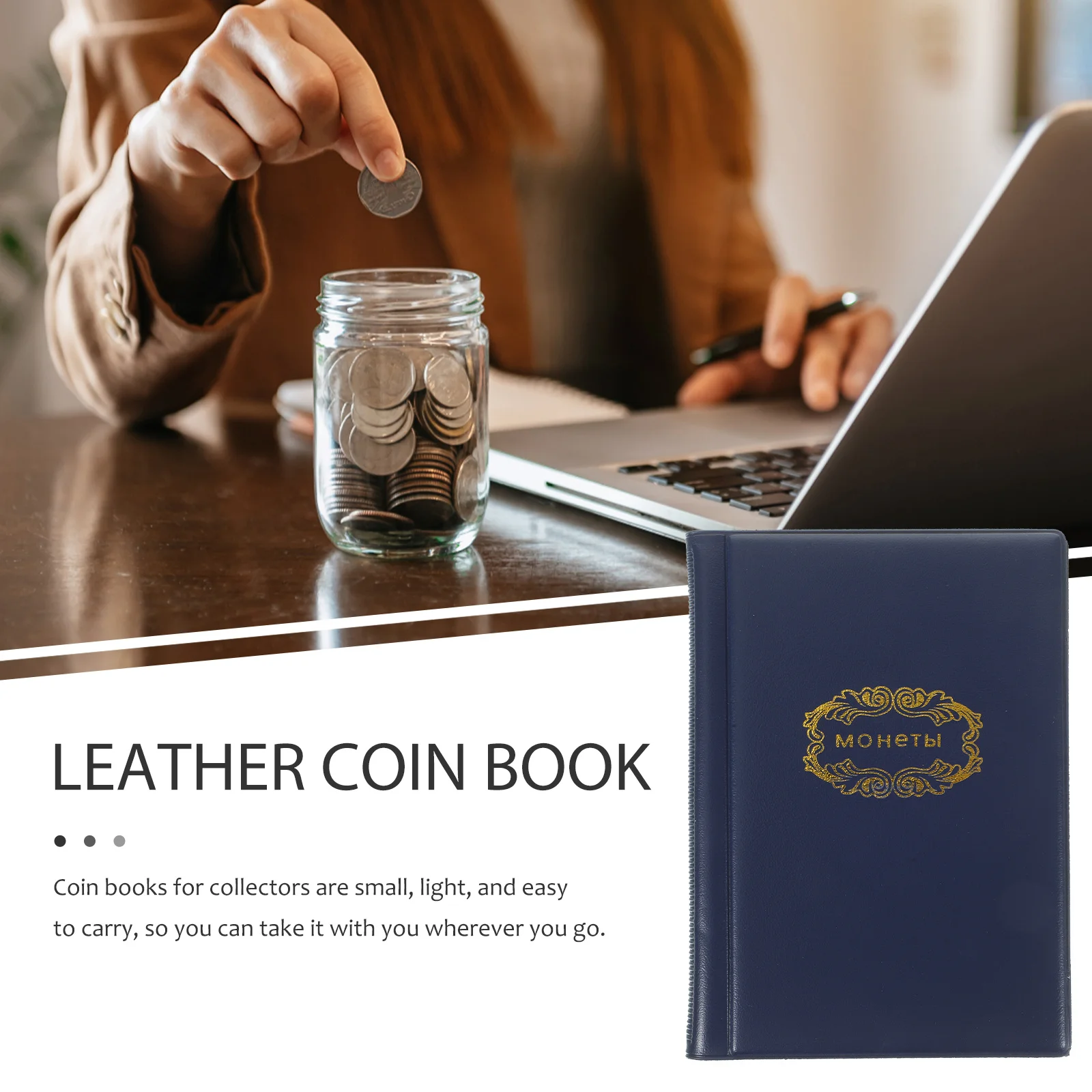 Coin Collection Album Pu Coin Storage Book For Collectors Scratch-Resistant Organizer Commemorative Coins