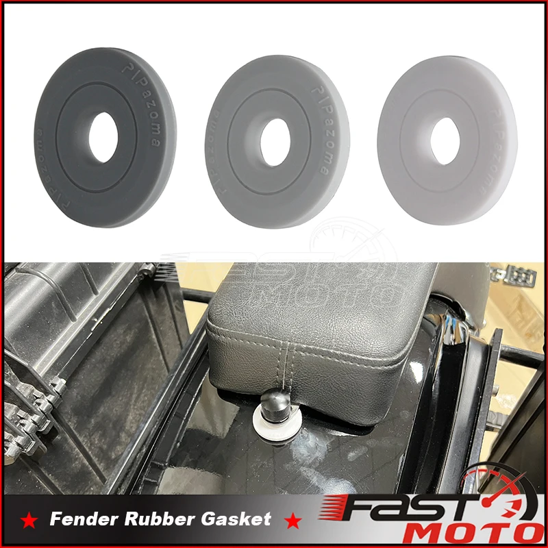 Penutup Tab baut kursi Fender belakang sepeda motor, Gasket untuk Harley Softail FLSB Sport Glide FXLR FXLRS FXLRST Low Rider S ST Slim