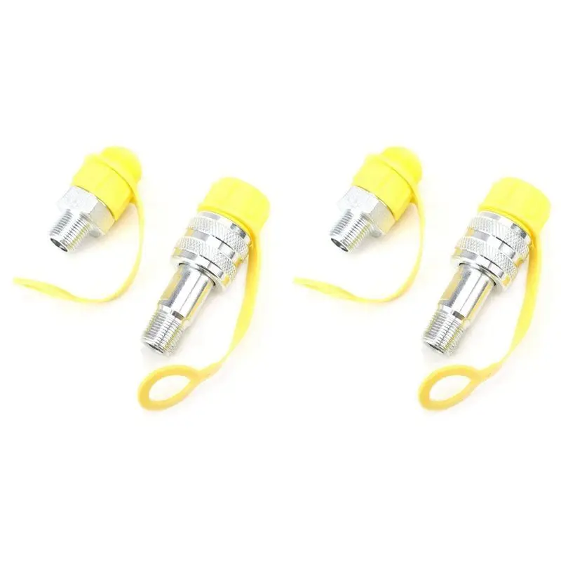 

Набор гидравлических фитингов AS60-2: быстроразъемные соединения ZG3/8, штуцеры высокого давления (папа/мама)