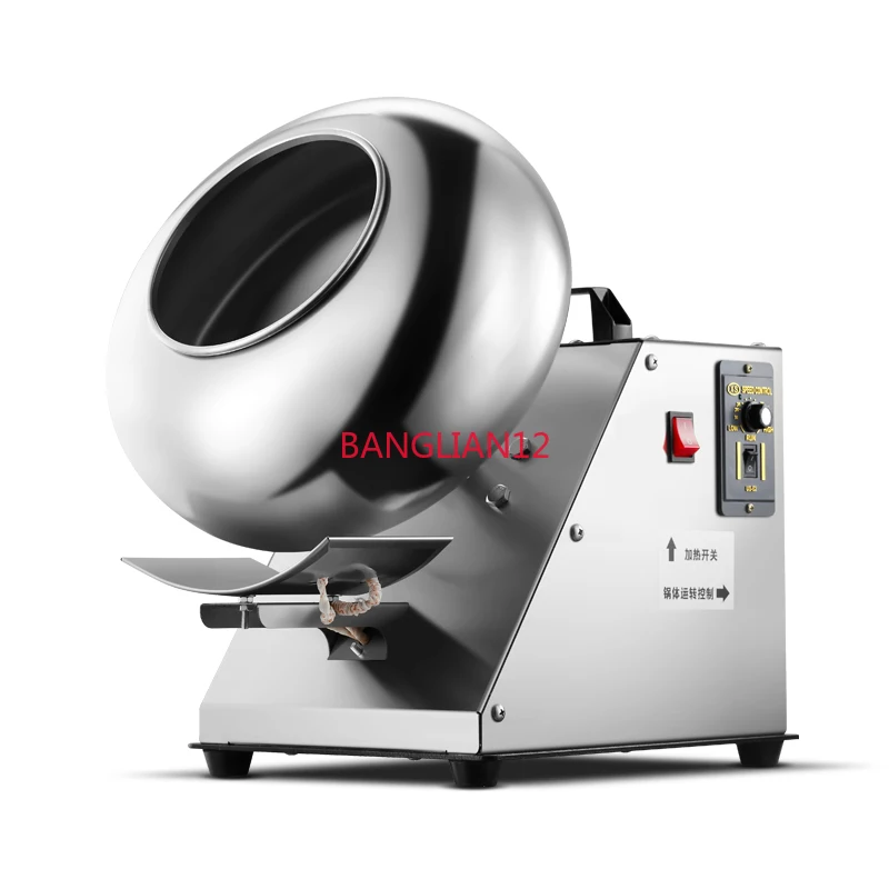Small Polishing Sugar Coating Machine, Commercial Shot Roller