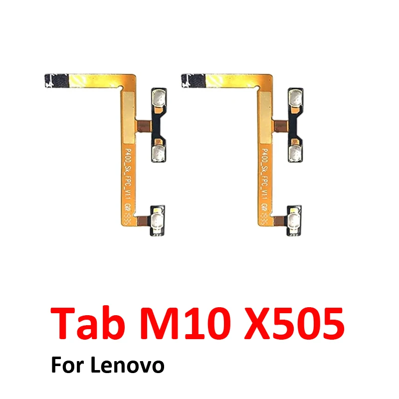 For Lenovo Tab M10 X505F X505M X505L X505 Table Phone Power Volume Button ON OFF Up Down Side Key Internal Flex Cable Black image 3
