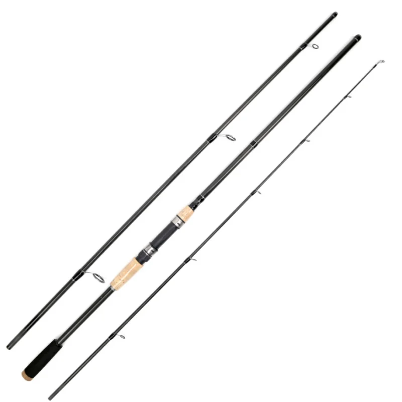 Fishing Rod 1.8m 2.1m Fast Action Spinning Casting Rod For Bass Pike Light And Ultra Hard Universal Type Carbon 3 Section Rod