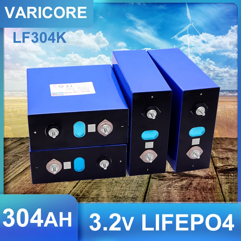 

Original 3.2V 304Ah LiFePO4 battery for 4s 12V 24v Electric car RV Campers Golf Cart Off-Road Solar Wind DIY Class A TAX FREE