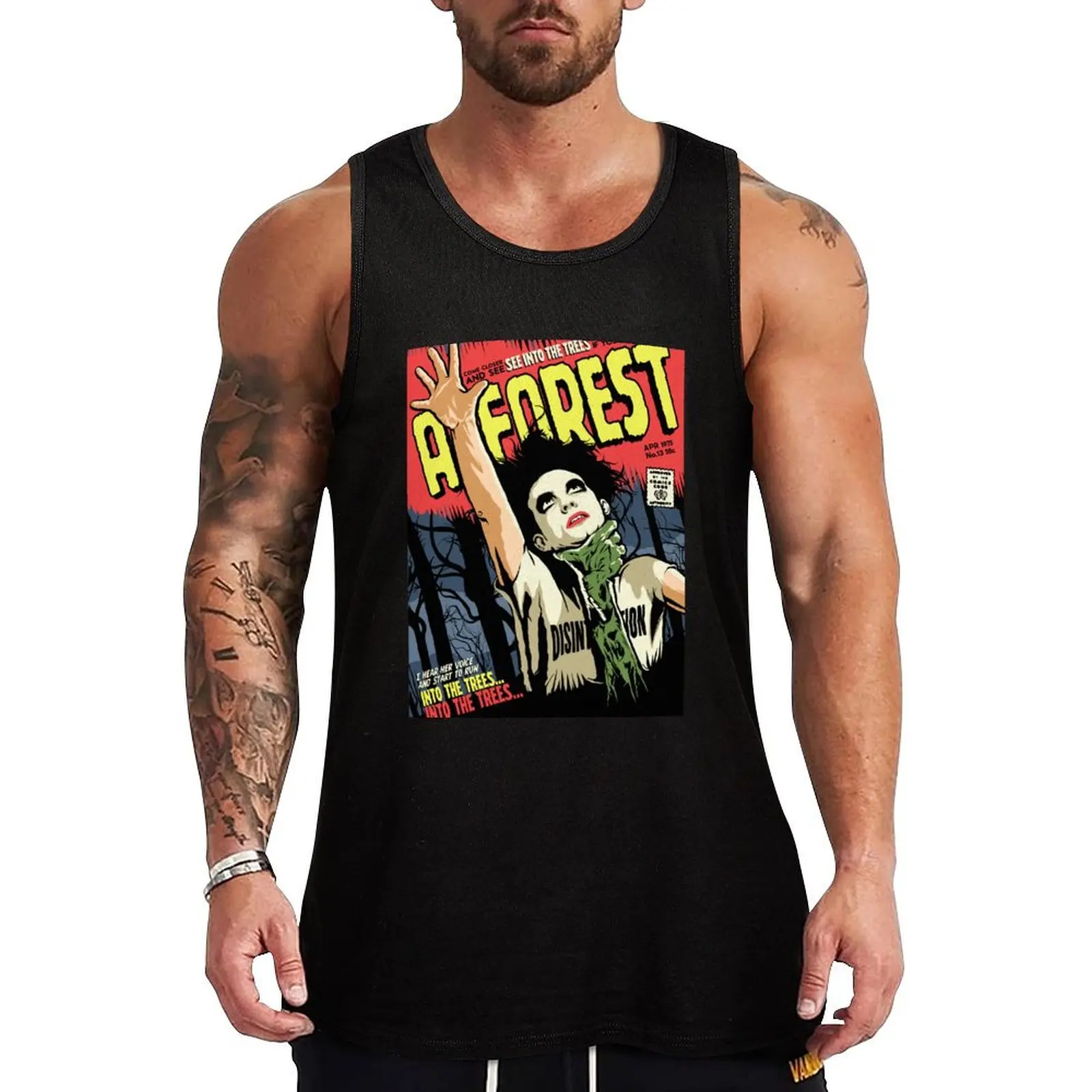 

TFTS | Forest Tank Top Men's tops plain t-shirt gym clothing men Men's gym t-shirts