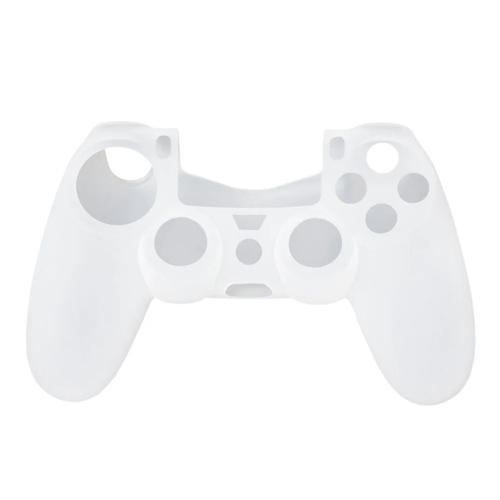 Silicone Skin Case Cover For Controller White Durable Non-Slip Protective Grip Gaming Accessory Controller Silicone Skin